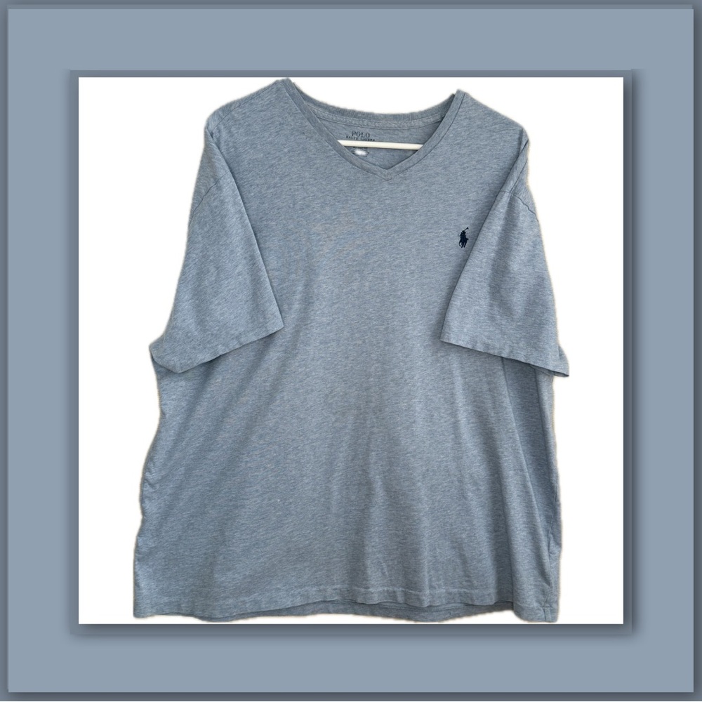 Polo Ralph Lauren Men’s Short Sleeve V-Neck T-Shirt – Size XL